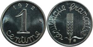 R0338 France 1 Centime Épi 1972 sortie du coffret FDC -> Make Offer