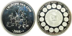 R0380 Europa France Medal Ecu 15 Etats Marianne 1982 UNC Proof ->Offer