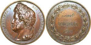 R0399 Médaille France Louis Philippe I Evaristel Michel 1842 AU - Offer