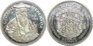 R0408 Belgium Medal Gerard De Kremer Mercator 1512 1594 Proof -> Make Offer