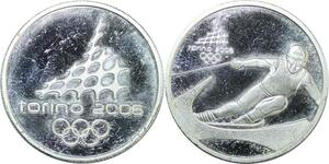 R0414 Italy Medal Torino Olympics Games Ski 2006 Proof -> Make Offer