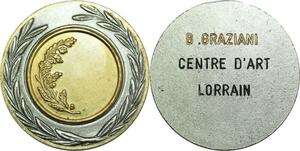 R0435 Médaille France Centre d'Art Lorrain Lorraine Graziani SUP