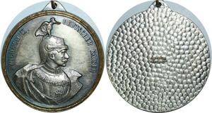 R0447 Germany Medal Prussia Wilhelm II Deutscher Kaiser Silvered UNC -Offer