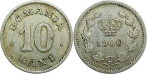 R0485 Romania 10 Bani Carol I 1900 ->Make Offer