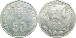 R0491 Portugal 50 Escudsos 1989 AU ->Make Offer