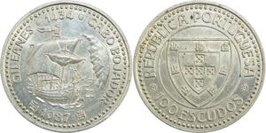 R0498 Portugal 100 Escudos Gil Eanes 1987 UNC ->Make Offer