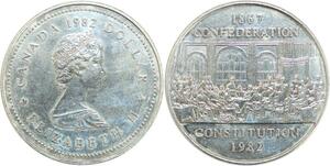 R0503 Canada Dollar Constitution Elisabeth II 1982 ->Make Offer
