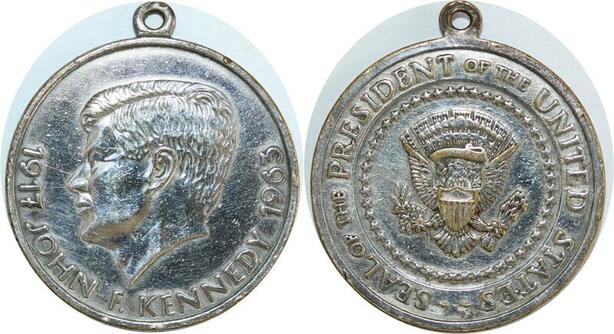 R0513 USA Medal Seal President John F Kennedy 1917 1963 Make