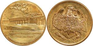 R0517 USA Token Mint Philadelphia Treasury Eagle August 14 1969 AU ->Offer