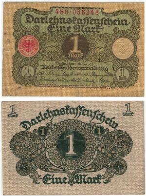 R0542 Germany Banknote 1 Mark 1920 -> Make Offer