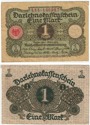 R0546 Germany Banknote 1 Mark 1920 -> Make Offer
