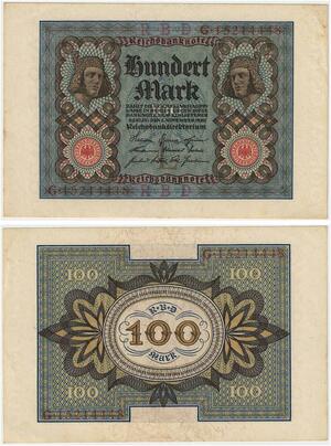 R0821 Germany Banknote 100 Mark 1920 UNC-> Make Offer