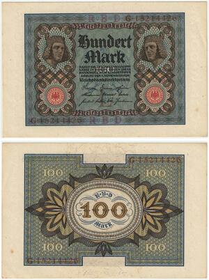 R0824 Germany Banknote 100 Mark 1920 UNC-> Make Offer