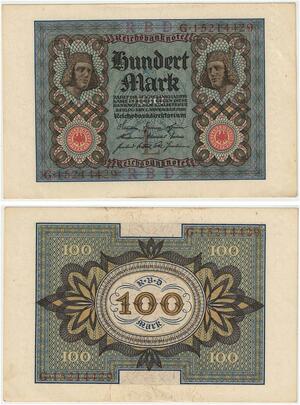 R0827 Germany Banknote 100 Mark 1920 UNC-> Make Offer