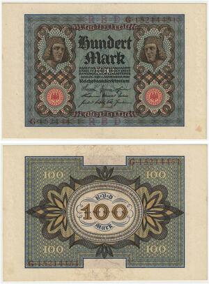 R0830 Germany Banknote 100 Mark 1920 UNC-> Make Offer