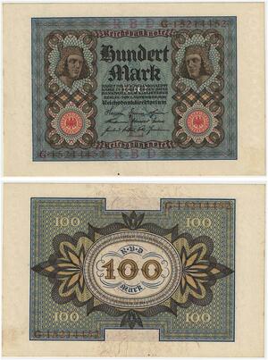 R0831 Germany Banknote 100 Mark 1920 UNC-> Make Offer