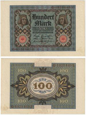 R0832 Germany Banknote 100 Mark 1920 UNC-> Make Offer