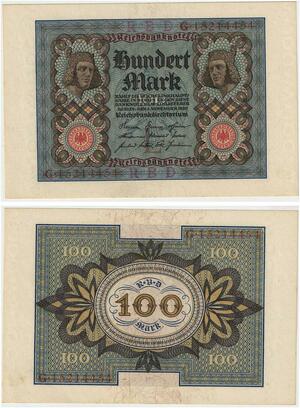 R0833 Germany Banknote 100 Mark 1920 UNC-> Make Offer