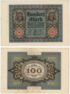 R0834 Germany Banknote 100 Mark 1920 UNC-> Make Offer