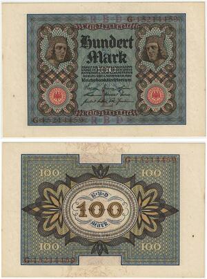 R0837 Germany Banknote 100 Mark 1920 UNC-> Make Offer
