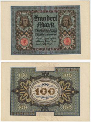 R0838 Germany Banknote 100 Mark 1920 UNC -> Make Offer