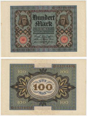 R0839 Germany Banknote 100 Mark 1920 UNC-> Make Offer