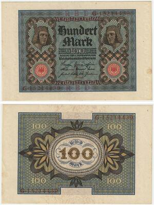 R0840 Germany Banknote 100 Mark 1920 UNC-> Make Offer