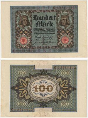 R0841 Germany Banknote 100 Mark 1920 UNC-> Make Offer