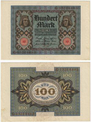 R0842 Germany Banknote 100 Mark 1920 UNC-> Make Offer