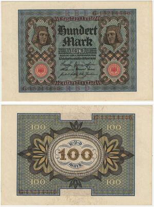 R0845 Germany Banknote 100 Mark 1920 UNC-> Make Offer