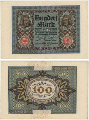 R0846 Germany Banknote 100 Mark 1920 UNC-> Make Offer