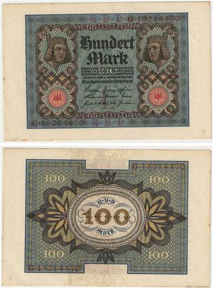 R0848 Germany Banknote 100 Mark 1920 UNC-> Make Offer