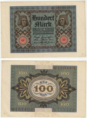 R0849 Germany Banknote 100 Mark 1920 UNC -> Make Offer