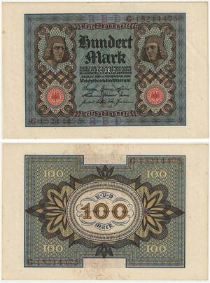R0851 Germany Banknote 100 Mark 1920 UNC -> Make Offer