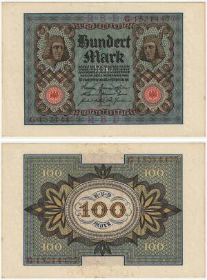 R0853 Germany Banknote 100 Mark 1920 UNC -> Make Offer