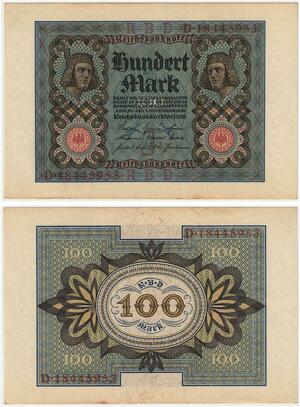 R0856 Germany Banknote 100 Mark 1920 AU+ -> Make Offer