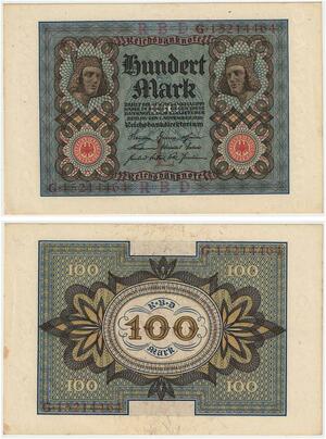 R0862 Germany Banknote 100 Mark 1920 UNC -> Make Offer