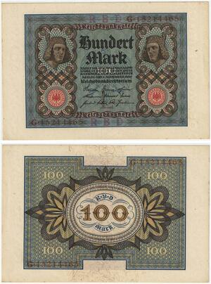 R0863 Germany Banknote 100 Mark 1920 UNC -> Make Offer