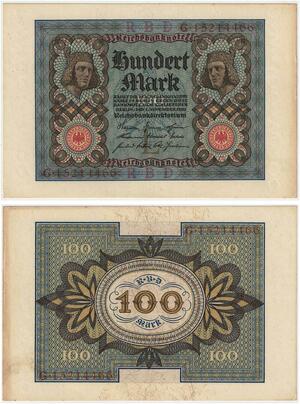 R0864 Germany Banknote 100 Mark 1920 UNC-> Make Offer