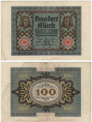 R0868 Germany Banknote 100 Mark 1920 AU-> Make Offer