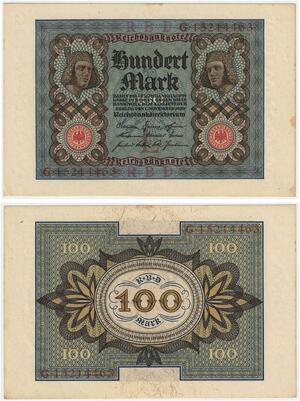 R0871 Germany Banknote 100 Mark 1920 AU -> Make Offer