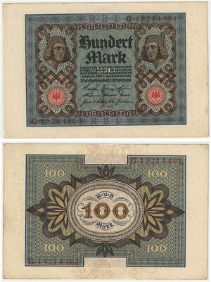 R0873 Germany Banknote 100 Mark 1920 UNC-> Make Offer