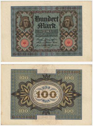 R0874 Germany Banknote 100 Mark 1920 UNC-> Make Offer