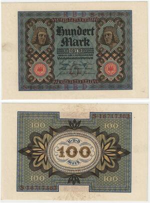 R0883 Germany Banknote 100 Mark 1920 UNC -> Make Offer