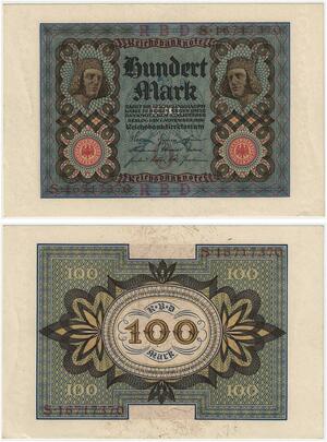 R0884 Germany Banknote 100 Mark 1920 UNC -> Make Offer