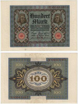 R0886 Germany Banknote 100 Mark 1920 UNC -> Make Offer