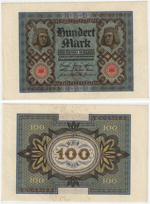 R0887 Germany Banknote 100 Mark 1920 UNC -> Make Offer