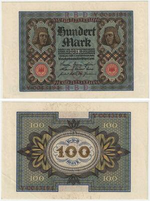 R0890 Germany Banknote 100 Mark 1920 UNC-> Make Offer