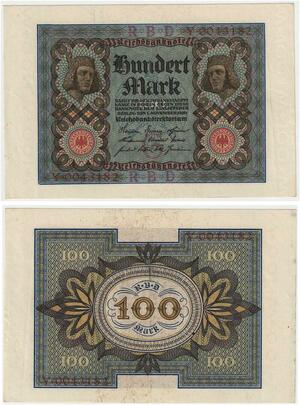 R0891 Germany Banknote 100 Mark 1920 UNC-> Make Offer