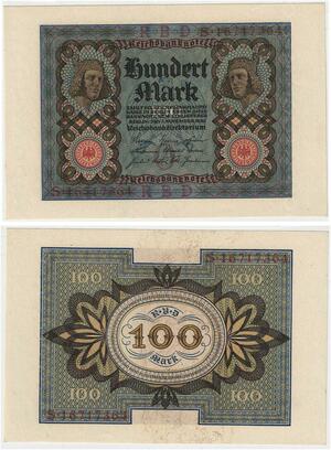 R0895 Germany Banknote 100 Mark 1920 UNC-> Make Offer